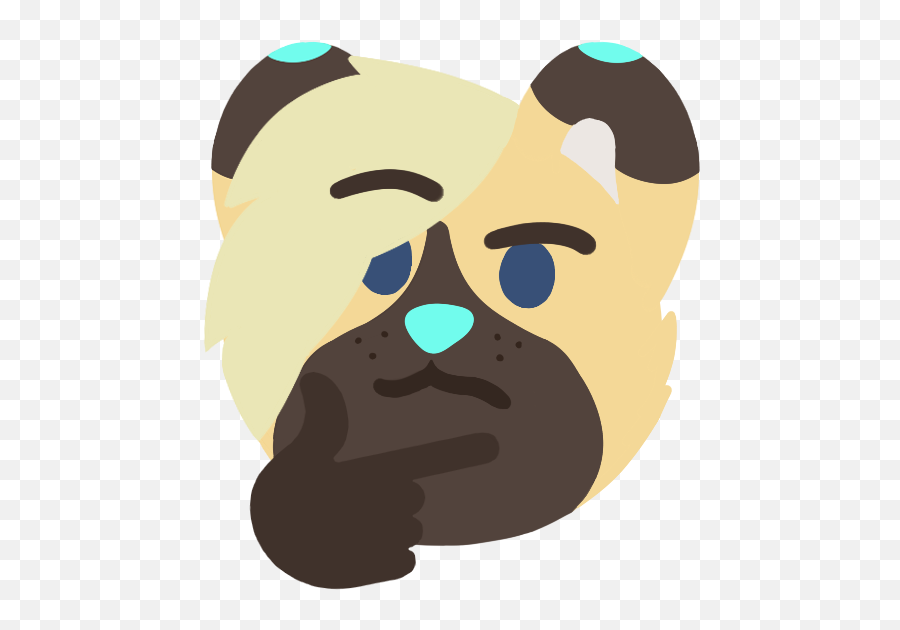 Kaiden Thinking Emoji - Furry Thinking Emoji,Ninja Emoji