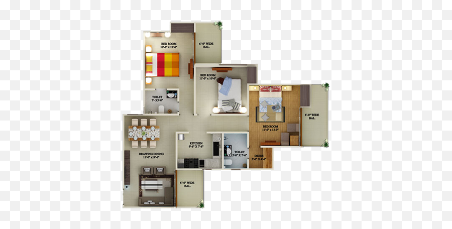 Supertech Eco Village Noida Extension - Supertech Eco Village 2 Noida Extension Flat Emoji,Paramount Emotions Noida Extension