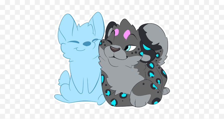 Spencer The Snow Leopard - Furry Telegram Sticker Base Emoji,Emoji Stickers Spencers