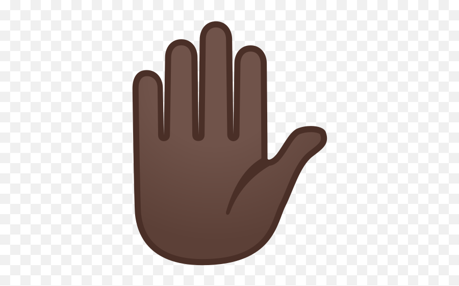 Dark Skin Tone Emoji - Raised Hand Emoji,Sun Lightbulb Hand Emoji