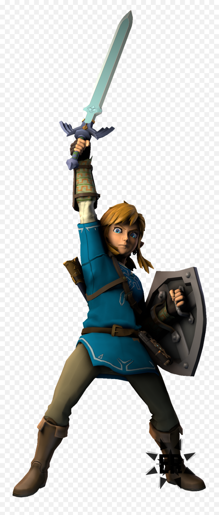 Botw Sfm Render Botw Link In The Ss Pose Zelda - Link Pose Emoji,Sfm Emotions Not Working