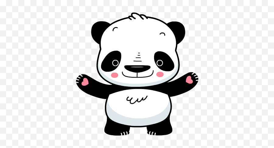 Sad Panda Emoji - Panda Eating Cake Cartoon,Sad Panda Emoji