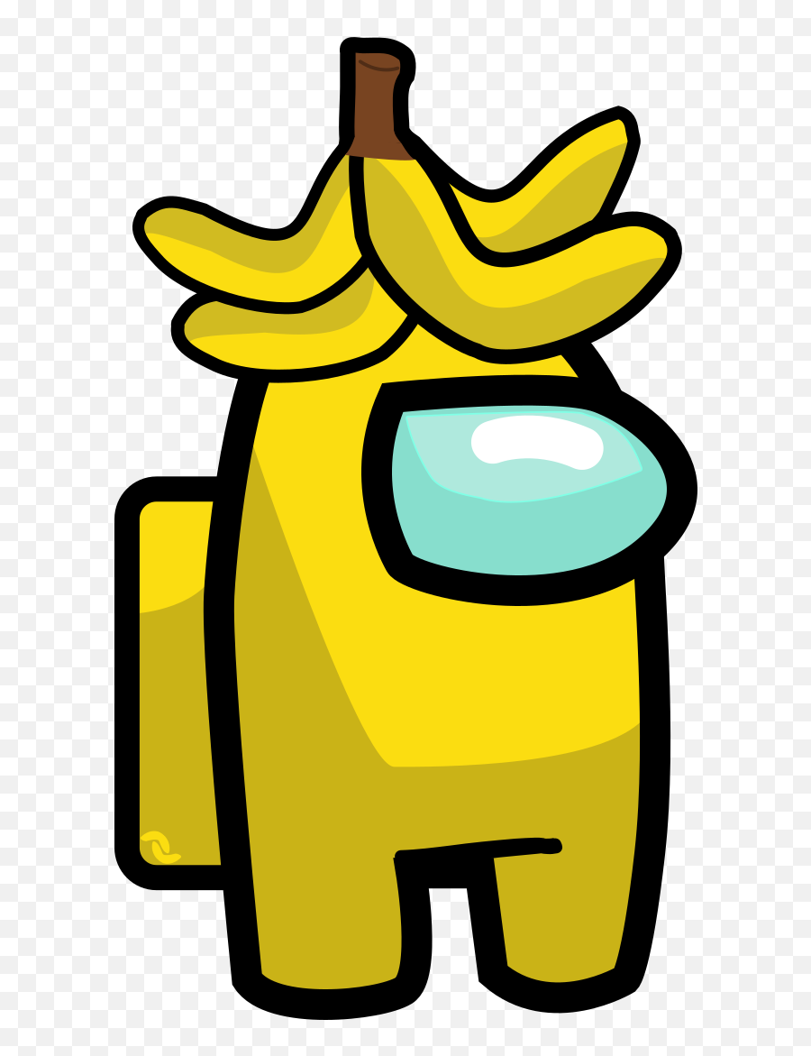 Among Us Banano Head Banano Emoji,Banana Peel Emoji