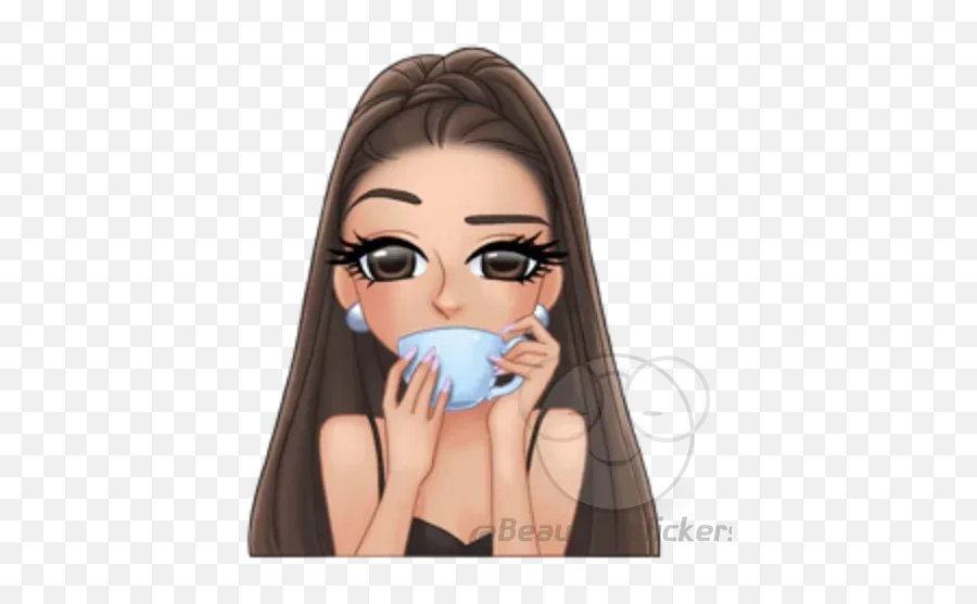 Ariana Grande Arimojis Whatsapp Stickers - Stickers Cloud Pink Fondo De Pantalla Fashion Emoji,Ariana Grande Cloud Emoji Dolman