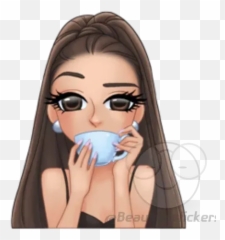 Ariana Grande Arimojis Whatsapp Stickers - Stickers Cloud Pink Fondo De Pantalla Fashion Emoji,Ariana Grande Cloud Emoji Dolman