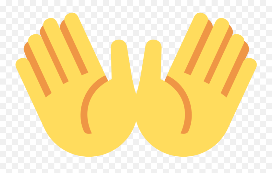 Open Hands Emoji - Open Hands Emoji Png,Open Emoji