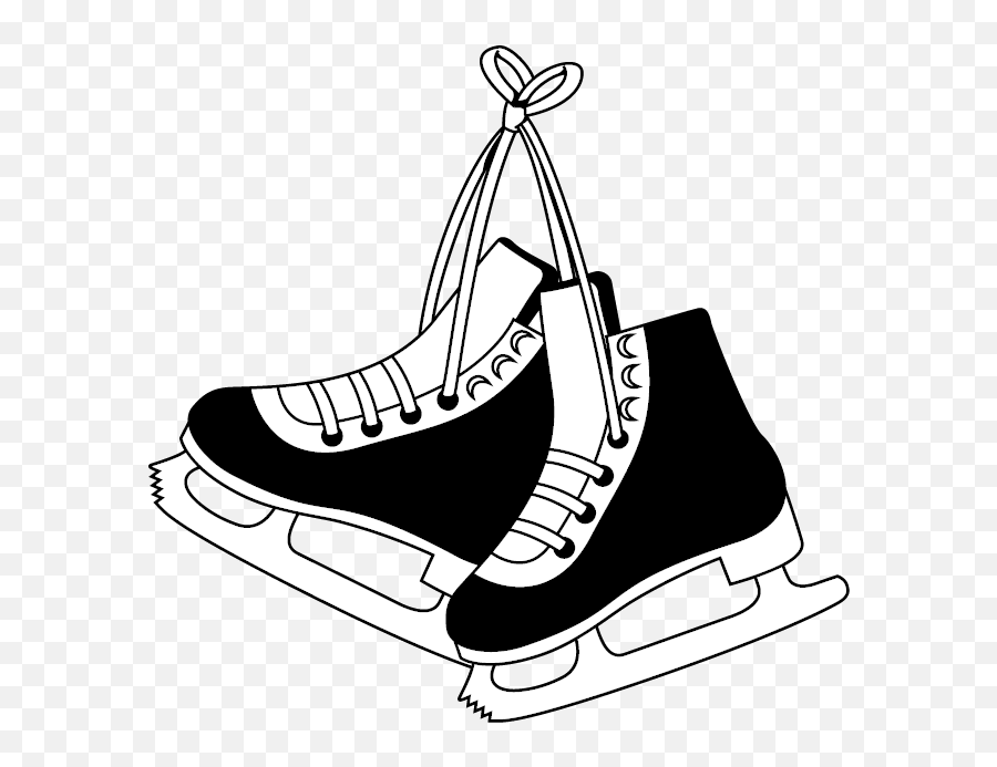 Clipart Shoes Ice Skate Clipart Shoes - Clip Art Ice Skates Emoji,Skate Emoji