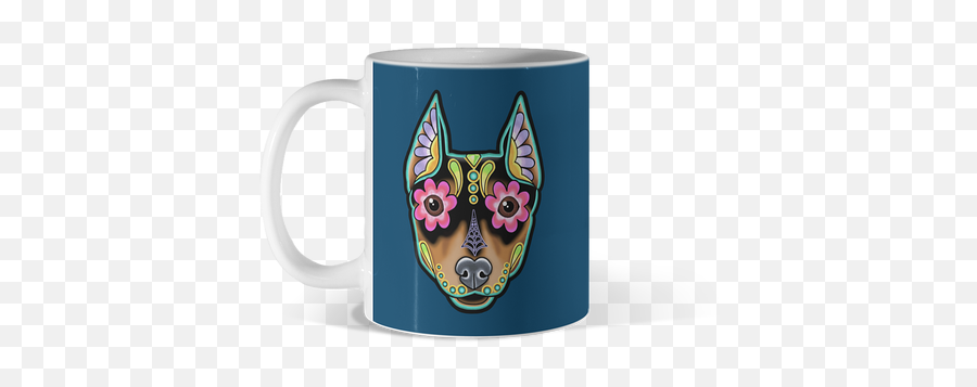 Trending Dog Mugs - Magic Mug Emoji,Chihuahua Black Tan Emoji Sticker