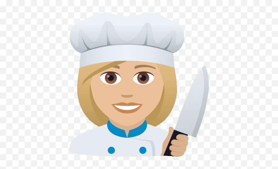 Chef Joypixels Gif - Chef And Knife Gif Transparent Emoji,Chef Emoji