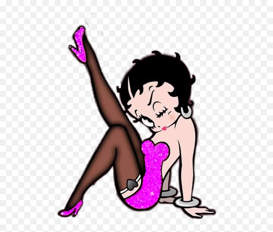 Betty Boop Sticker - Betty Boop Leg Up Emoji,Betty Boop Emoji