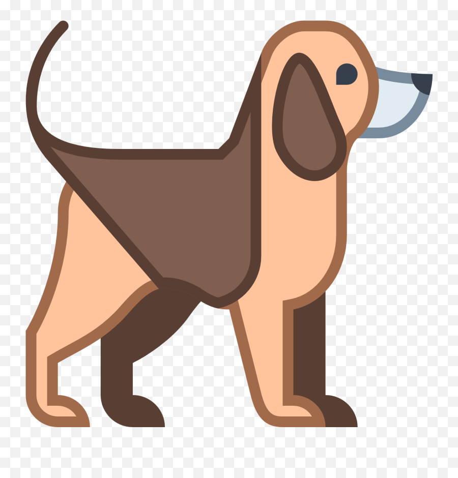 Dogcanidaeclip Artdog Breedcarnivoreanimal Figurefawn - Dog Cartoon Icon Png Emoji,Basset Hound Emoji