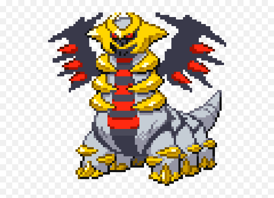 10 Years Of Pokémon Diamond And Pearl Pokémon Amino - Giratina Pixel Art Emoji,Zelda Triforce Heroes Emotion Sprite