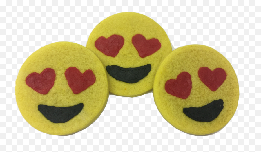 Heart Eyes Emoji Sugar Cookies - Happy,Emoji Plushies