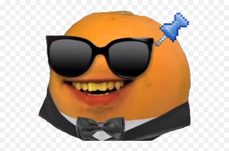 Stickied Orange The Annoying Orange Know Your Meme - Annoying Orange With Shades Emoji,Bowtie Emoticon Moving