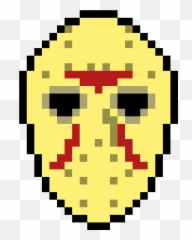 Mask - Jason Mask Pixel Art Emoji,Emoticon Jason Friday 13