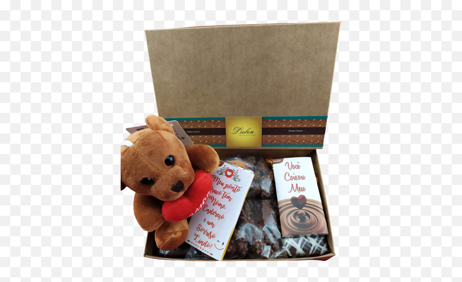 Chocolates Sortidos Com Pelúcia Amor Com Coração - Soft Emoji,Caracter Coração Emotion