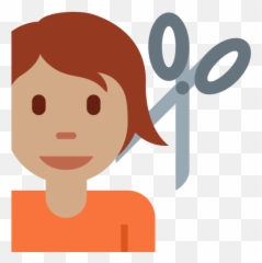 Persona Che Si Taglia I Capelli Con Un Tono Di Pelle - Silo Brighton Emoji,Emoji Alzando La Mano