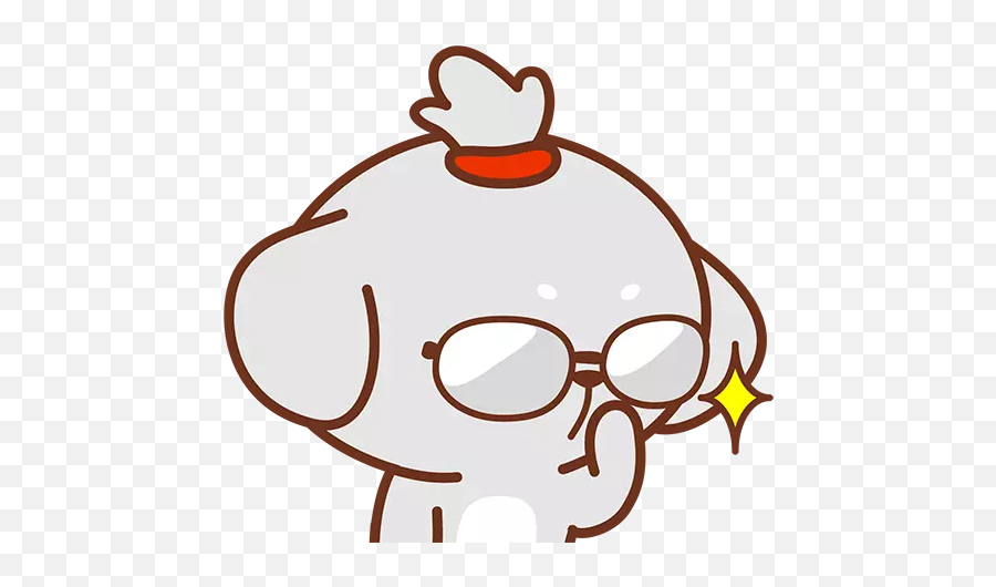 Lala Dog - Stickers For Whatsapp Dot Emoji,Emoji Panda Dog Good Night