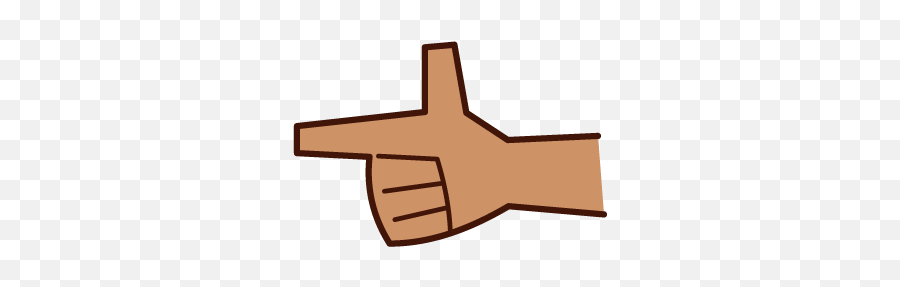 Illustration Of A Hand Making A Hand Gesture Of A Gun Free Emoji,Emoji Finger Pointing Up No Background