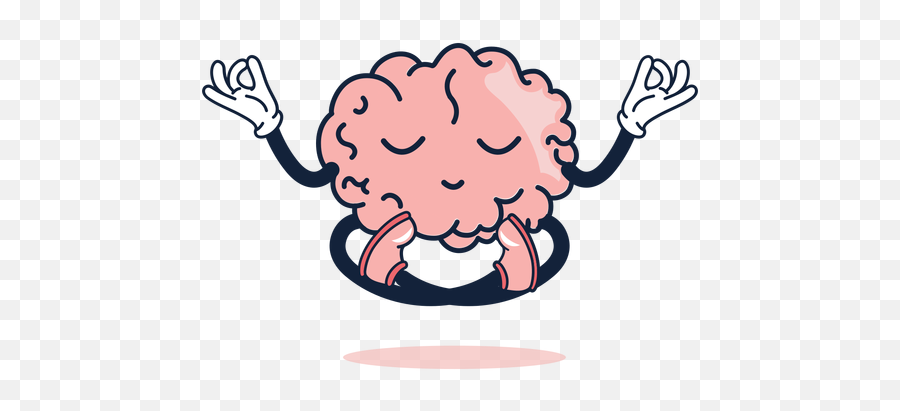 Cute Dibujos Animados De Yoga Cerebro Transparent Png In Emoji,Emojis Sculpey