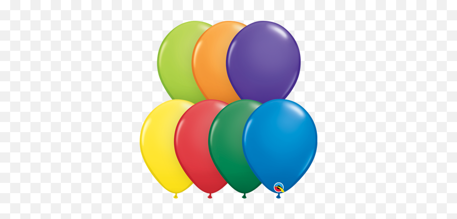 Latex Balloons By Size - 11 Inch 11 Qualatex Solid Round Emoji,Emoji Themed Bat Mitzvah