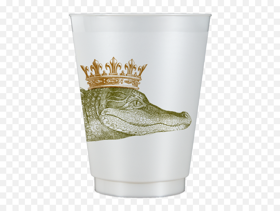 King Gator Cups Emoji,Facebook Emoticons, Alligator