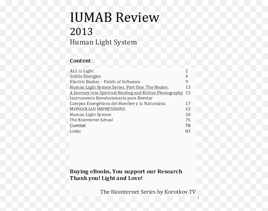 Pdf Iumab Review 2013 - Human Light System Kirill Emoji,Kirlian Photography Human Emotion