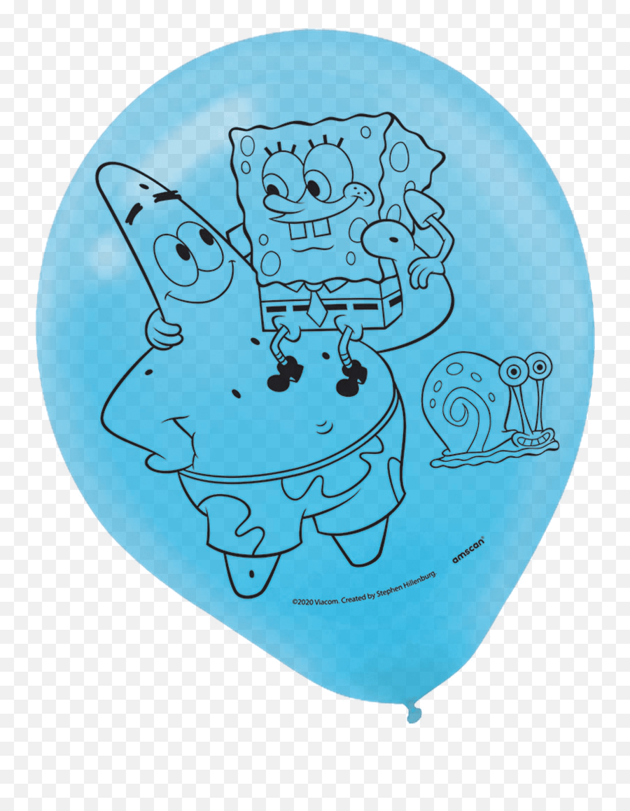 Spongebob Squarepants 12u2033 Latex Balloons 6 Emoji,Pig Emoji Latex