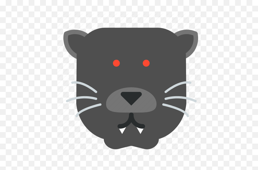 Cat Hunter Panther Puma Wild Zoo Icon - Download On Iconfinder Dot Emoji,Mouthless Emoji