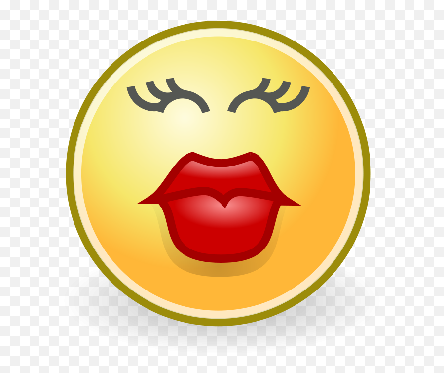 Kiss For - Smiley Face Kiss Emoji,Kissy Face Emoji