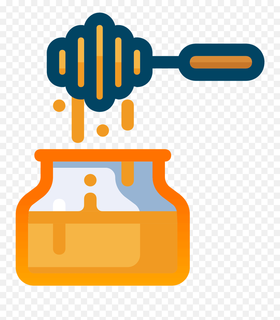 Honey Jar Clipart Free Download Transparent Png Creazilla - Honey Jar Emoji,Mason Jar Emoji