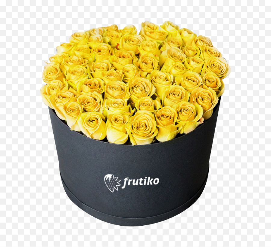 Frutiko Box Freshly Cut Yellow Roses - American Museum Of Natural History Emoji,Yellow Heart Emoji Pillow