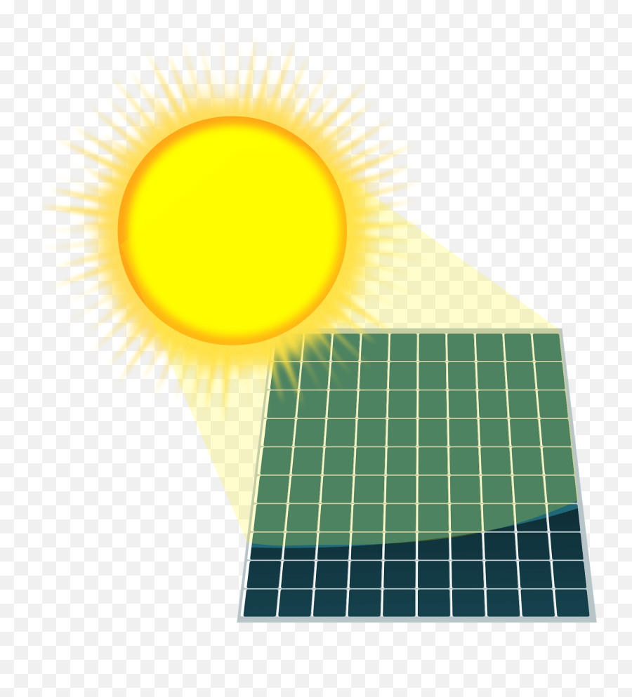 Solar Energy Panels Under The Sun Clipart Free Download - Solar Panel Png Gif Emoji,Sunlight Emoji