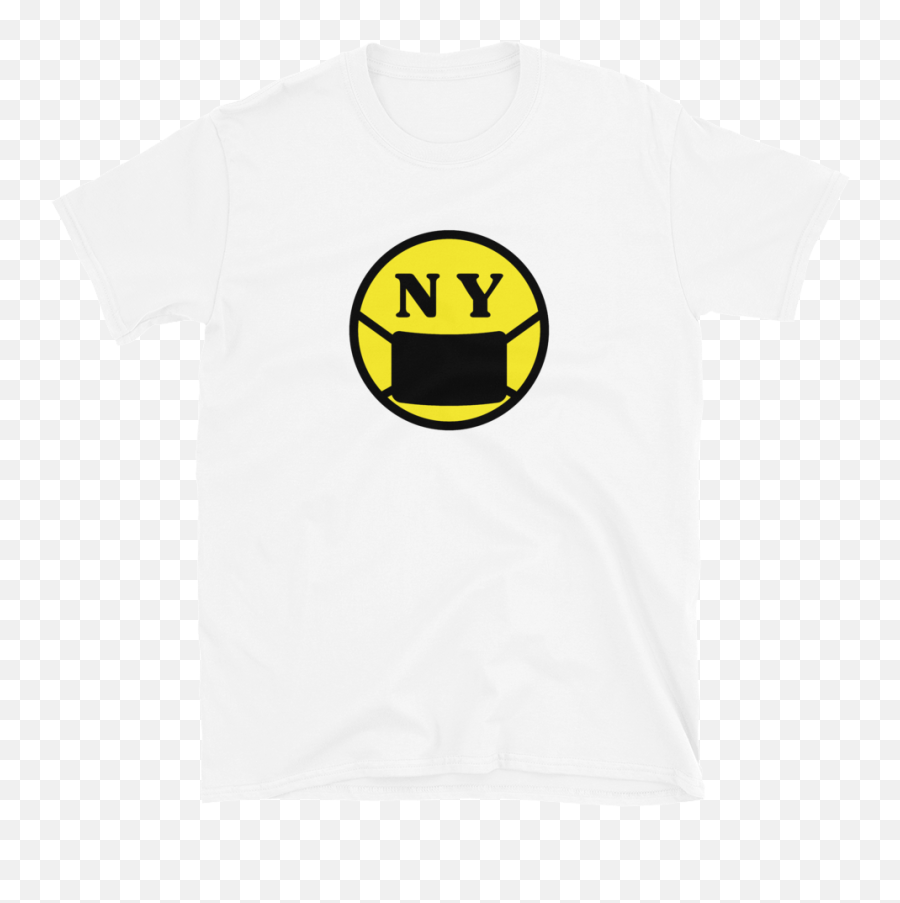 New York Mask Tee - Short Sleeve Emoji,Sorry Japanese Emoticon