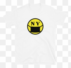 New York Mask Tee - Short Sleeve Emoji,Sorry Japanese Emoticon