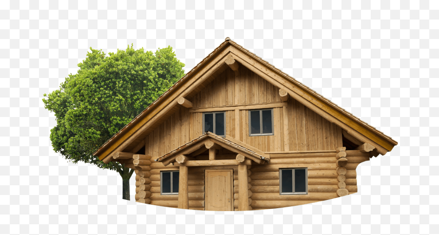 Clipart Houses Wood Clipart Houses - Parc Omega Emoji,House Candy House Emoji Pop