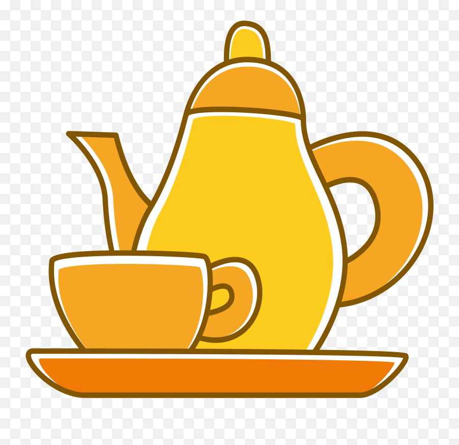 Clipart Coffee Bagels Clipart Coffee Bagels Transparent - Chá De Cozinha Amarelo Png Emoji,Cow And Coffee Cup Emoji