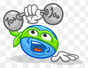 Kindergarden - Weights Emoji,Weight Lifting Emoticon
