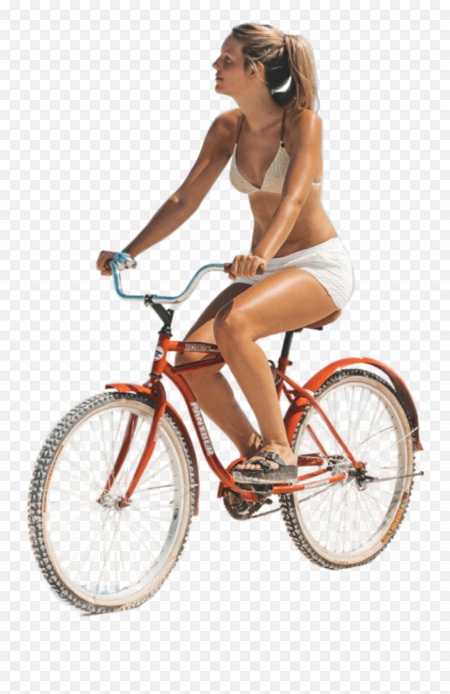 Woman Bicycle Sticker By - Mountain Bike Emoji,Mountain Bike Emoji