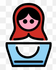 Nesting Dolls Emoji - Nesting Doll Emoji,Russian Flag Emoji