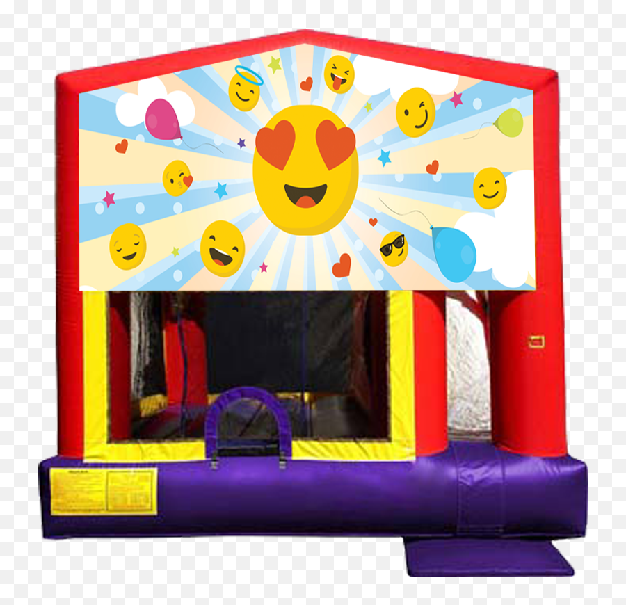 Download Hd Emoji Combo 4 In 1 From Awesome Bounce Of - Scooby Doo Bounce House,House Emoji Transparent