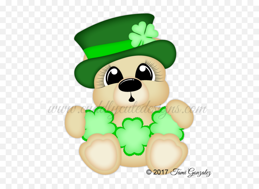 Lucky Bear Cute Designs Paper Cutting Emoji,Bear Kawaii Emoticon