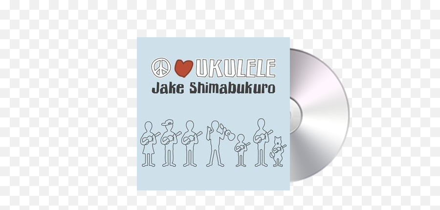 Peace Love Ukulele Cd - Auxiliary Memory Emoji,Emotion Album 600x600