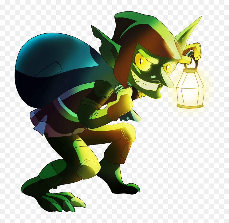 A Clever Goblin Thief In Gold Foil From The Pack - Dclick Goblin Thief Emoji,Emojis People Use By Sea Of Thieves Names