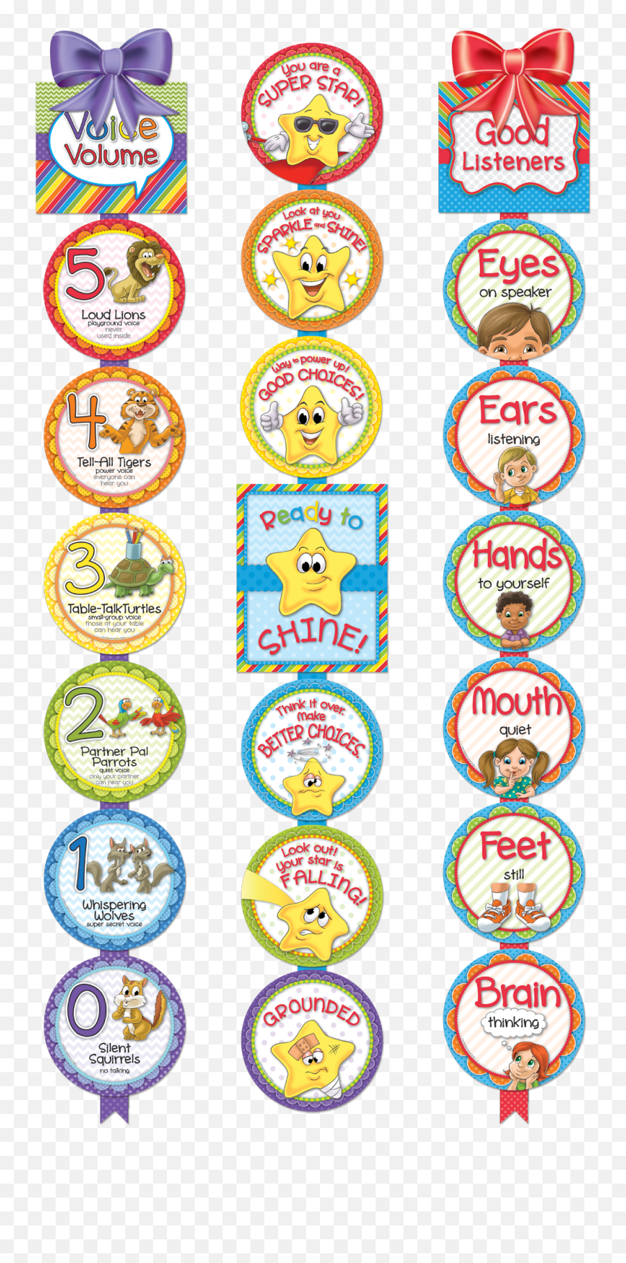 Behavior Management Ready Reminders - Tcr74901 Teacher Language Emoji,Emoticon Covering Ears Images
