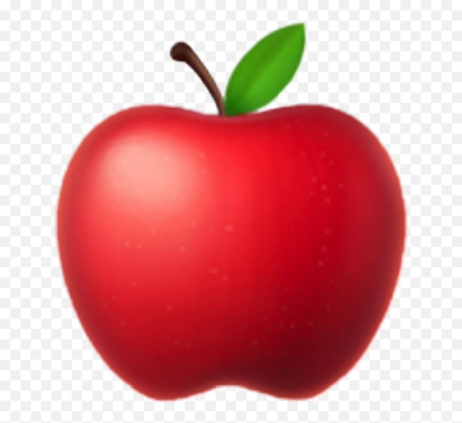 Apple Emoji Sticker - Iphone Red Apple Emoji,Apple Fruit Emoji