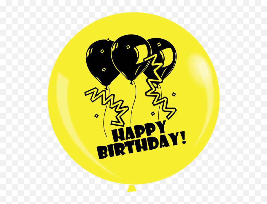 Kdi Balloon - Balloon Printing Happy Birthday To You Emoji,Balloon Emoticon Text