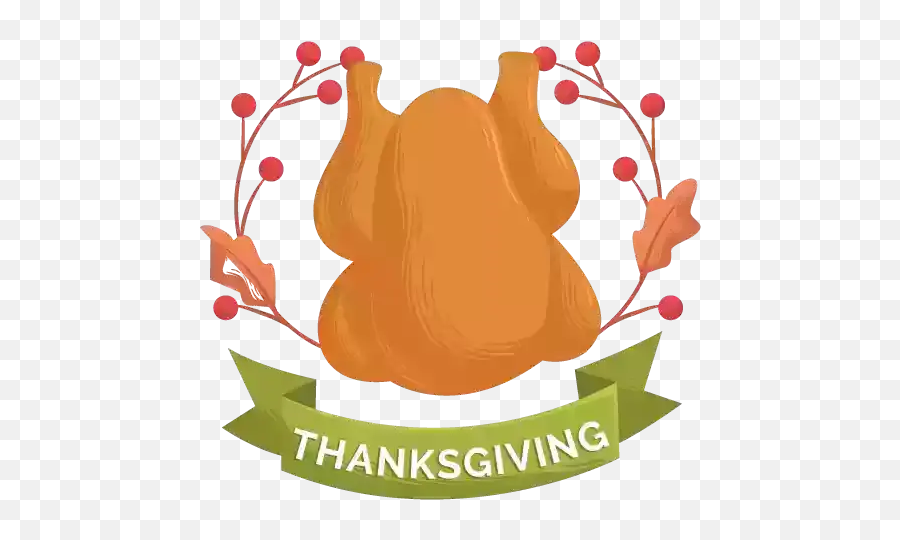 Thanksgiving Turkey Stickers For Whatsapp And Signal - Turkey Meat Emoji,Thanksgiving Emoticon Text