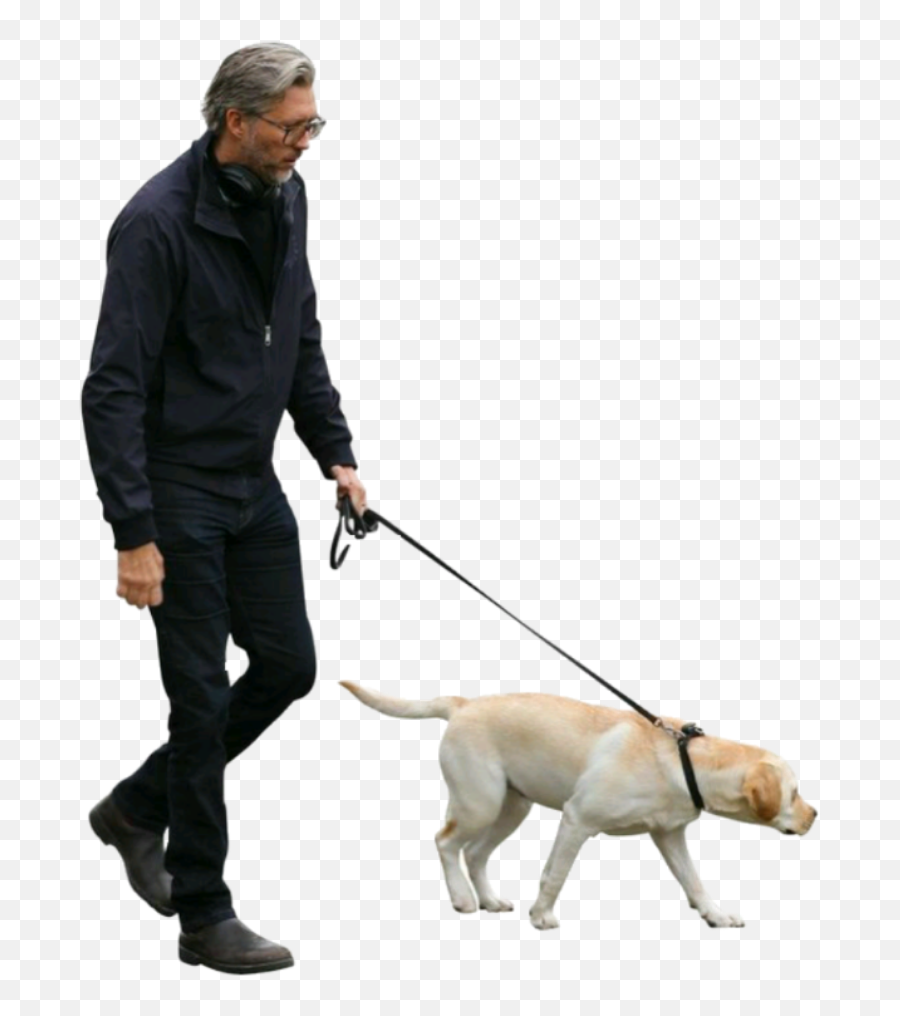 Man Dog Walking Sticker - High Resolution Person Walking Dog Emoji,Walking My Dog Emojis