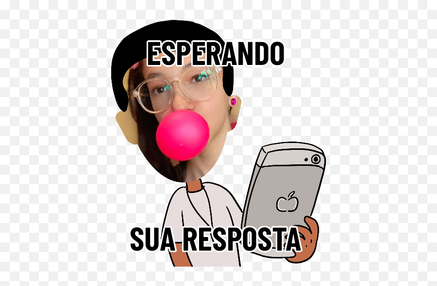 Vire Um - Smartphone Emoji,Emoticon Esperando Resposta